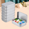 6Pcs Iron Tins Cans CON-CN0001-47-7