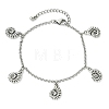 7Pcs Alloy Charm Bracelets BJEW-JB13656-5