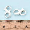 925 Sterling Silver Double Opening Lobster Claw Clasps STER-T008-73S-01-4