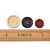4-Hole Wooden Buttons BUTT-TA0001-06-8