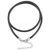 10Pcs Round Leather Cord Necklaces Making MAK-CL0001-06B-1