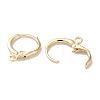 Rack Plating Brass Hoop Earring Settings KK-F090-14LG-2