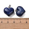 Natural Mixed Gemstone Pendants G-B188-04P-3