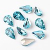 Faceted Teardrop Glass Pointed Back Rhinestone Cabochons RGLA-E004-13x8mm-042-1