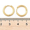 Ion Plating(IP) 304 Stainless Steel Hoop Earrings EJEW-P177-G-07-4