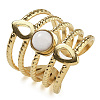 Natural White Jade Finger Rings RJEW-U027-08G-07-1