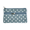 Heart Pattern Cotton Cloth Wallets AJEW-N003-03-2