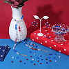 360Pcs 6 Styles Baking Paint Transparent Glass Beads Strands GLAA-PH0004-61-4