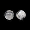 Transparent Resin European Beads RESI-F073-19-2