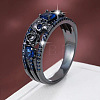 Alloy & Rhinestone Finger Rings FS-WG4F886-05-1