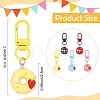 5Pcs Resin Pendant Decorations HJEW-YW00311-3