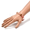 Colorful Tigerskin Glass Round Beads Stretch Bracelet for Teen Girl Women BJEW-JB06939-03-3