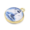 Printed Brass Pendants KK-CBAF4A6-01G-07-2