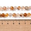 Natural Yellow Hematoid Quartz/Golden Healer Quartz Beads Strands G-C268-B01-01-5