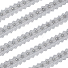 3 Yards Polyester Flower Lace Trim OCOR-OC0001-67B-1