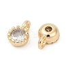 Brass Pave Cubic Zirconia Pendants KK-H204-03KCG-01-2