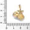 Brass Enamel Pendants LS-RB-CBA2CEF-01G-02-3