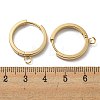 201 Stainless Steel Huggie Hoop Earrings Findings STAS-A167-01P-G-3