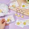 35Pcs Resin Star Keychains KEYC-DC00067-3
