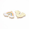 Alloy Enamel Pendants ENAM-S126-086-01-NR-2