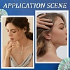 12Pcs 6 Colors Acrylic Rhinestone Pendants FIND-YW0011-60-6