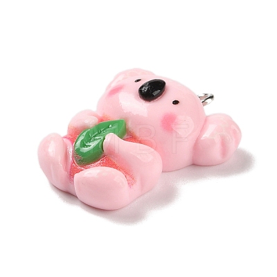 Cute Animal Opaque Resin Pendants FIND-B035-01-1