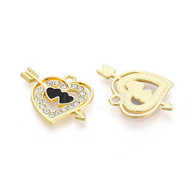 Alloy Rhinestone Pendants FIND-N012-02KCG-1