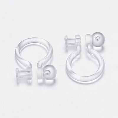 Plastic Clip-on Earring Findings KY-P007-F01-1
