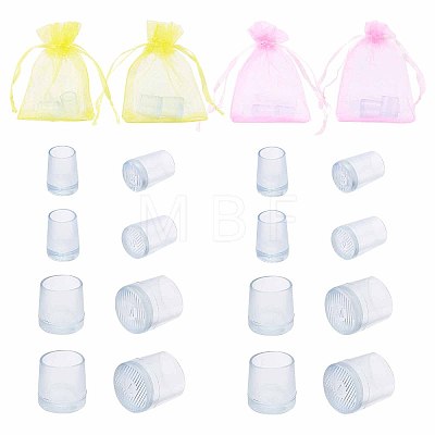 Gorgecraft 8Pair PVC High Heel Stoppers Protector FIND-GF0002-08B-1