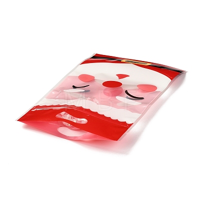 Christmas Theme Rectangle Plastic Zip Lock Candy Storage Bags OPP-I003-02A-1