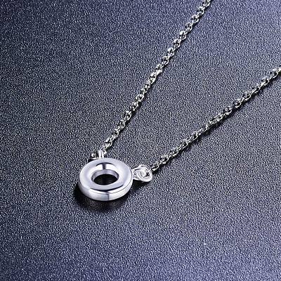 SHEGRACE Rhodium Plated 925 Sterling Silver Pendant Necklace JN568A-1