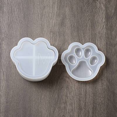 DIY Silicone Paw Print Storage Box Molds SIMO-R001-03-1