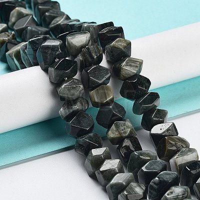 Natural Eagle Eye Stone Beads Strands G-D091-A03-1