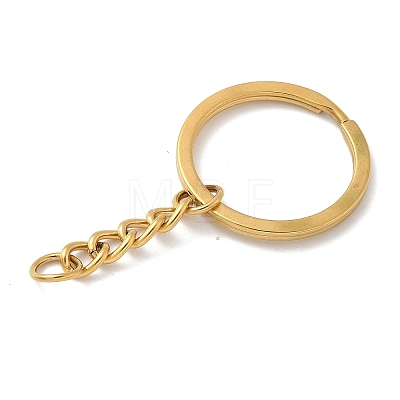 304 Stainless Steel Split Key Rings STAS-D127-04G-1