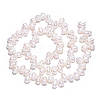 Natural Cultured Freshwater Pearl Beads Strands PEAR-N013-05F-01-1