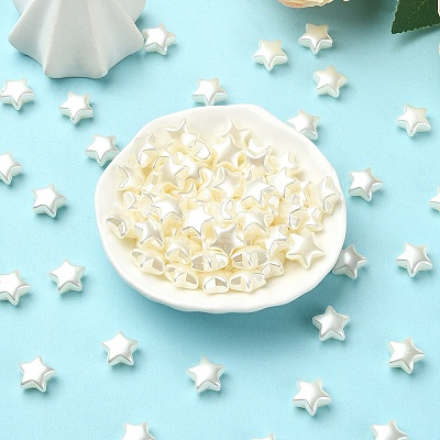 ABS Plastic Imitation Pearl Beads OACR-YW0001-85E-1