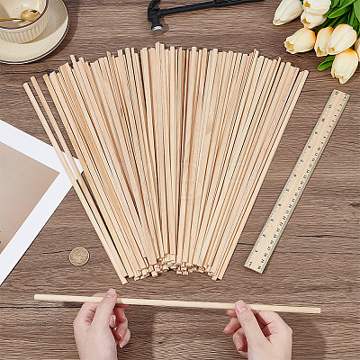 100Pcs Wood Craft Sticks DIY-OC0015-05A-1
