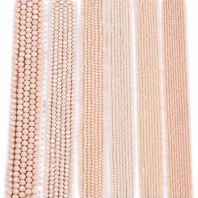 Electroplate Glass Beads Strands LS-EGLA-A044-P4mm-A05-1