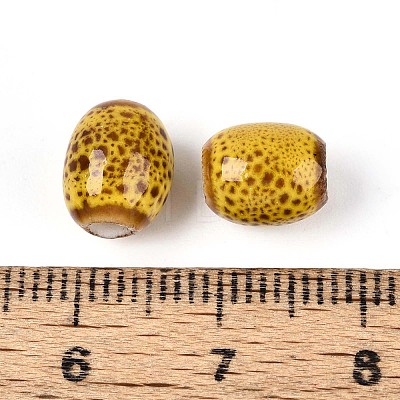 Handmade Porcelain Ceramic Beads PORC-T134-02G-1