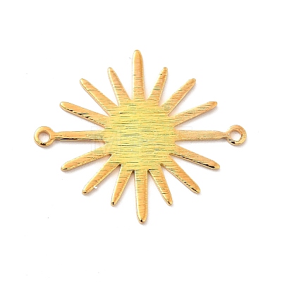 Rack Plating Brass Connector Charms LS-KK-E067-32G-1
