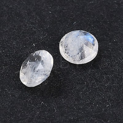 Faceted Natural Moonstone Cabochons G-I295-05C-05-1