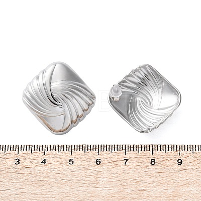 304 Stainless Steel Stud Earrings for Women EJEW-K306-01P-1