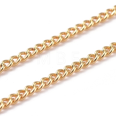 3.28 Feet Brass Curb Chains X-CHC-G005-14G-1