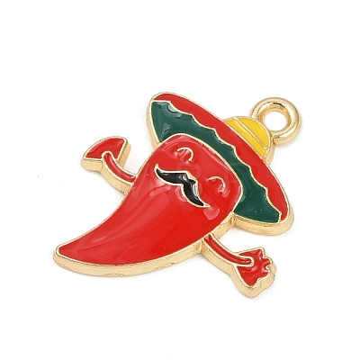 Cinco De Mayo Theme Alloy Enamel Pendants FIND-M080-02D-G-1