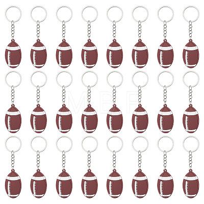 24Pcs Silicone Keychains KEYC-FG0001-27-1