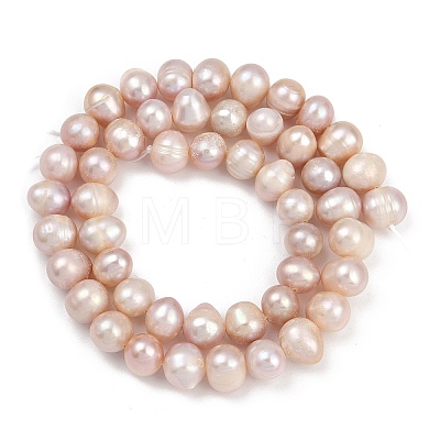 Natural Cultured Freshwater Pearl Beads Strands PEAR-I007-07X-06E-1