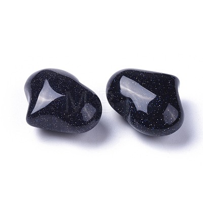 Synthetic Blue Goldstone Beads G-F659-A39-1