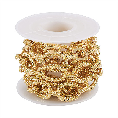 Yilis Handmade Alloy Link Chains LCHA-YS0001-01-1