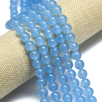 Natural Malaysia Jade Beads Strands G-L645-C01-14mm-21-1