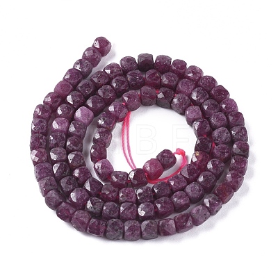 Natural Ruby Beads Strands G-L537-018B-1